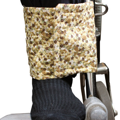 [DH] 누비 휠체어발목보호대 (낱개1개입)/꽃패턴) 발목억제대