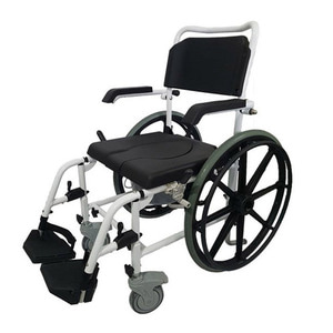[S3065] 샤워휠체어 (변기겸용) MAX2080/HE2080 ▶알루미늄 목욕의자 이동변기 샤워체어 샤워의자 환자용좌변기 이동용좌변기 이동식좌변기 이동식화장실