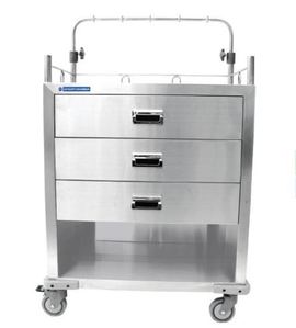 [천양사] 회진용카트 CY-4257 (750×450×1000(+300)) Treatment Cart
