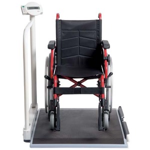 [SECA] 세카 디지털 휠체어저울 seca676 ▶ 디지털저울 휠체어체중계 환자신체측정 접이식체중계