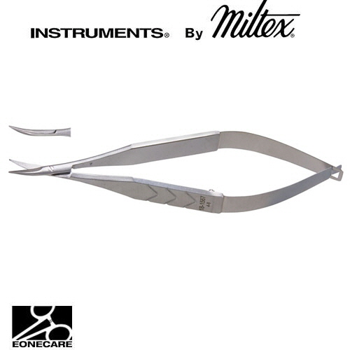 [Miltex]밀텍스 CASTROVIEJO Universal Corneal Scissors #18-1567 4-1/4&quot;(10.8cm),large bladescurved,blunt tips