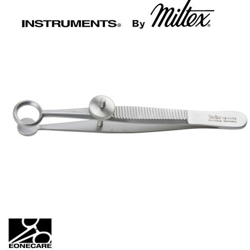 [Miltex]밀텍스 AYER Chalazion Forceps #18-1170 3-1/2&quot;(8.9cm)round,inside ring diameter 8.5mm,solid blad 8mm diameter/의료용 포셉 겸자/지혈겸자/지침기/집게/니들홀더